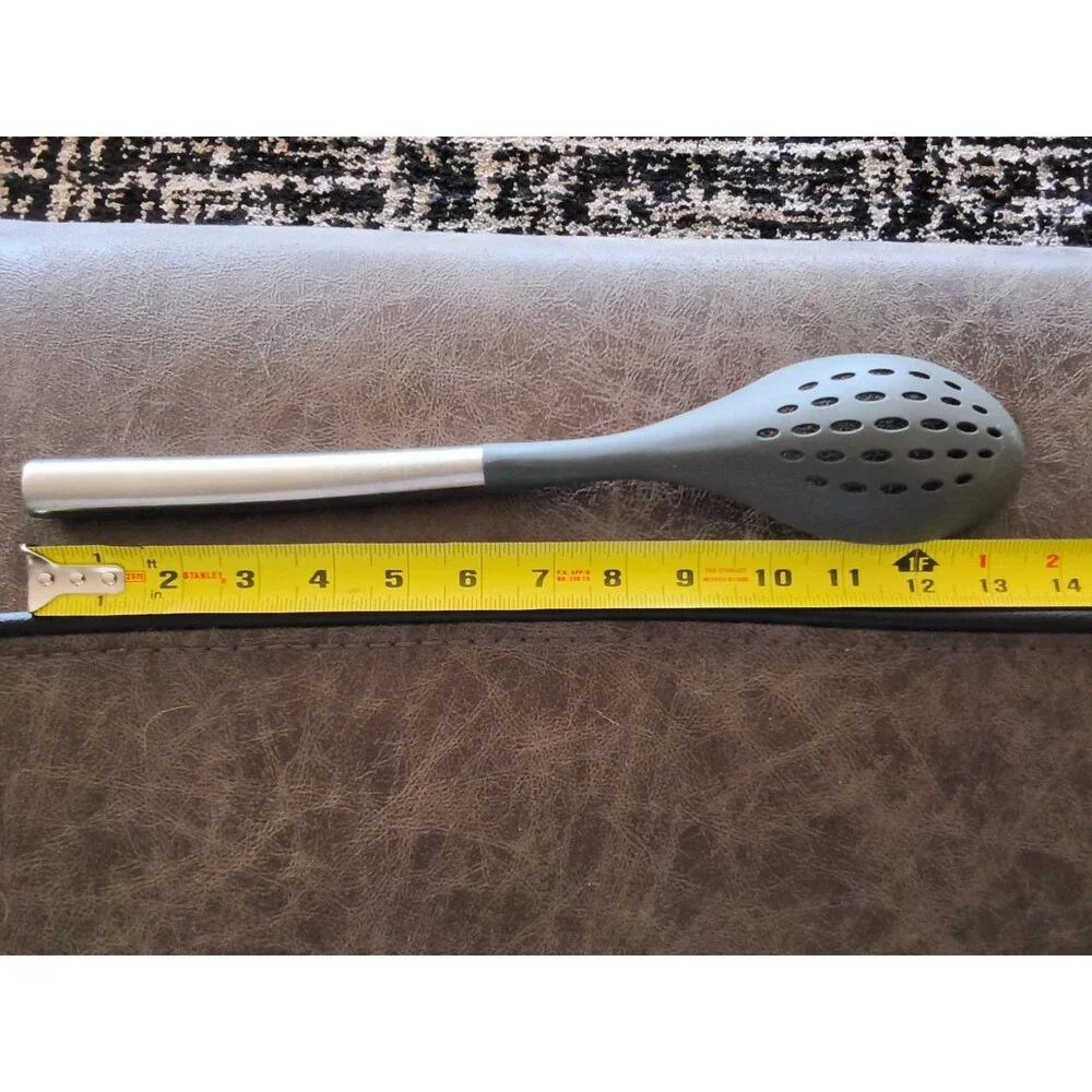 Sabatier Nylon Large Serving Spoon Stainless Steel Handle Gray